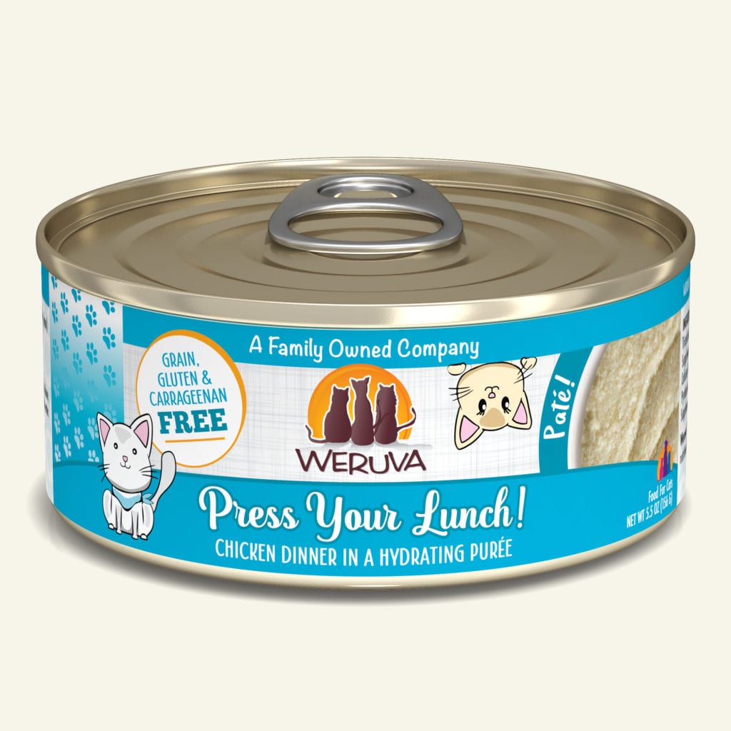 WERUVA CAT PATE PRESS YOUR LUNCH 5.5OZ CASE OF 8 CANS