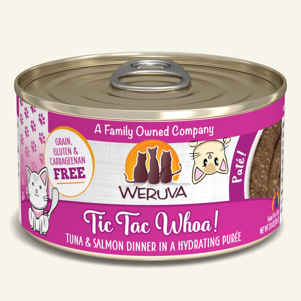 WERUVA CAT PATE TIC TAC WHOA 3OZ CASE OF 12 CANS