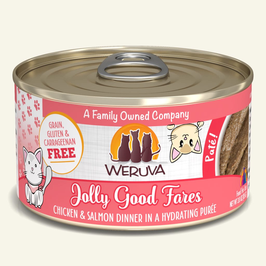 WERUVA CAT PATE JOLLY GOOD FARES 3OZ CASE OF 12 CANS