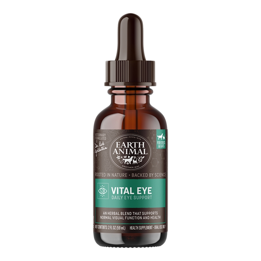 EARTH ANIMAL DOG APOTHECARY VITAL EYE HERBAL LIQUID VISION SUPPLEMENT 2OZ