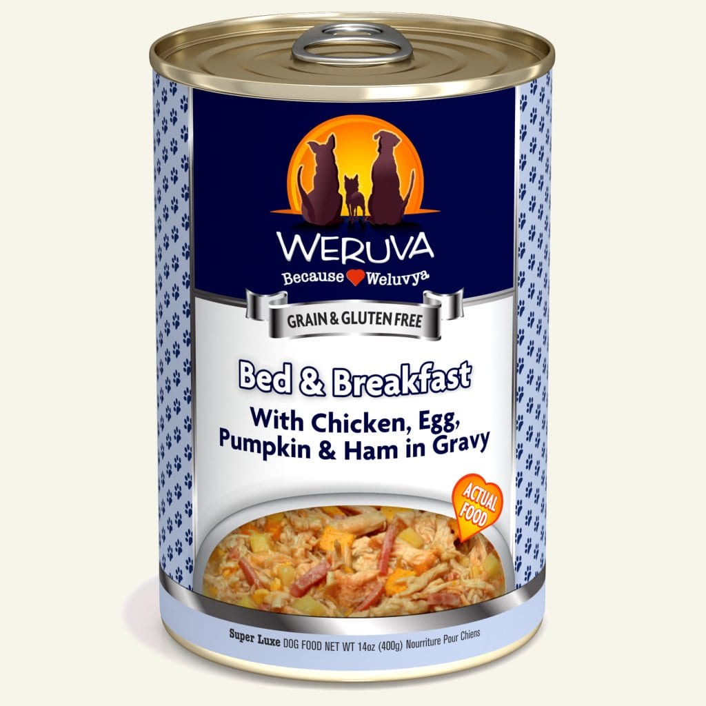WERUVA DOG BED & BREAKFAST 14OZ CASE OF 12 CANS