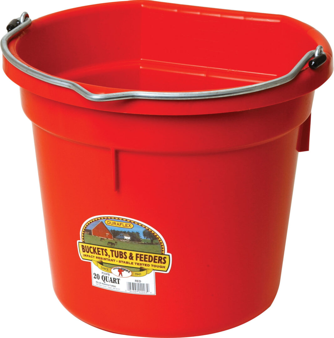 LITTLE GIANT PLASTIC FLAT BACK BUCKET