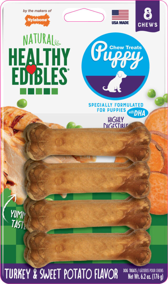 HEALTHY EDIBLE PUPPY CHEW TREATS