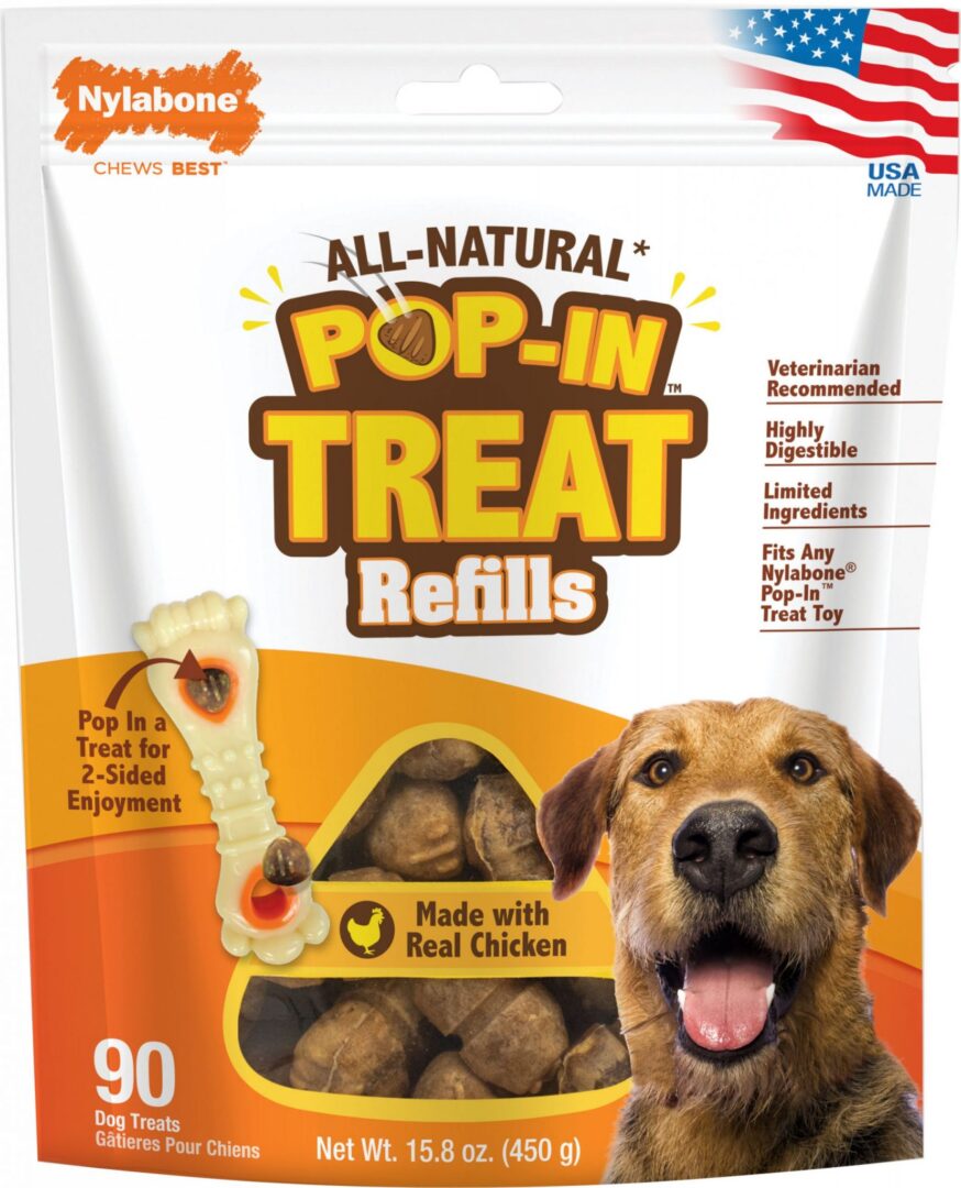 NYLABONE POWER CHEW POP-IN TREAT REFILL