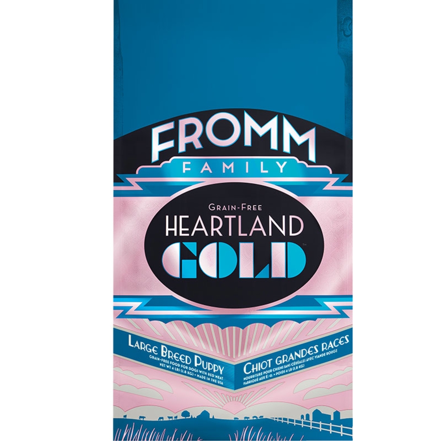 FROMM DOG HEARTLAND GOLD GRAIN FREE LARGE BREED PUPPY 4LBS