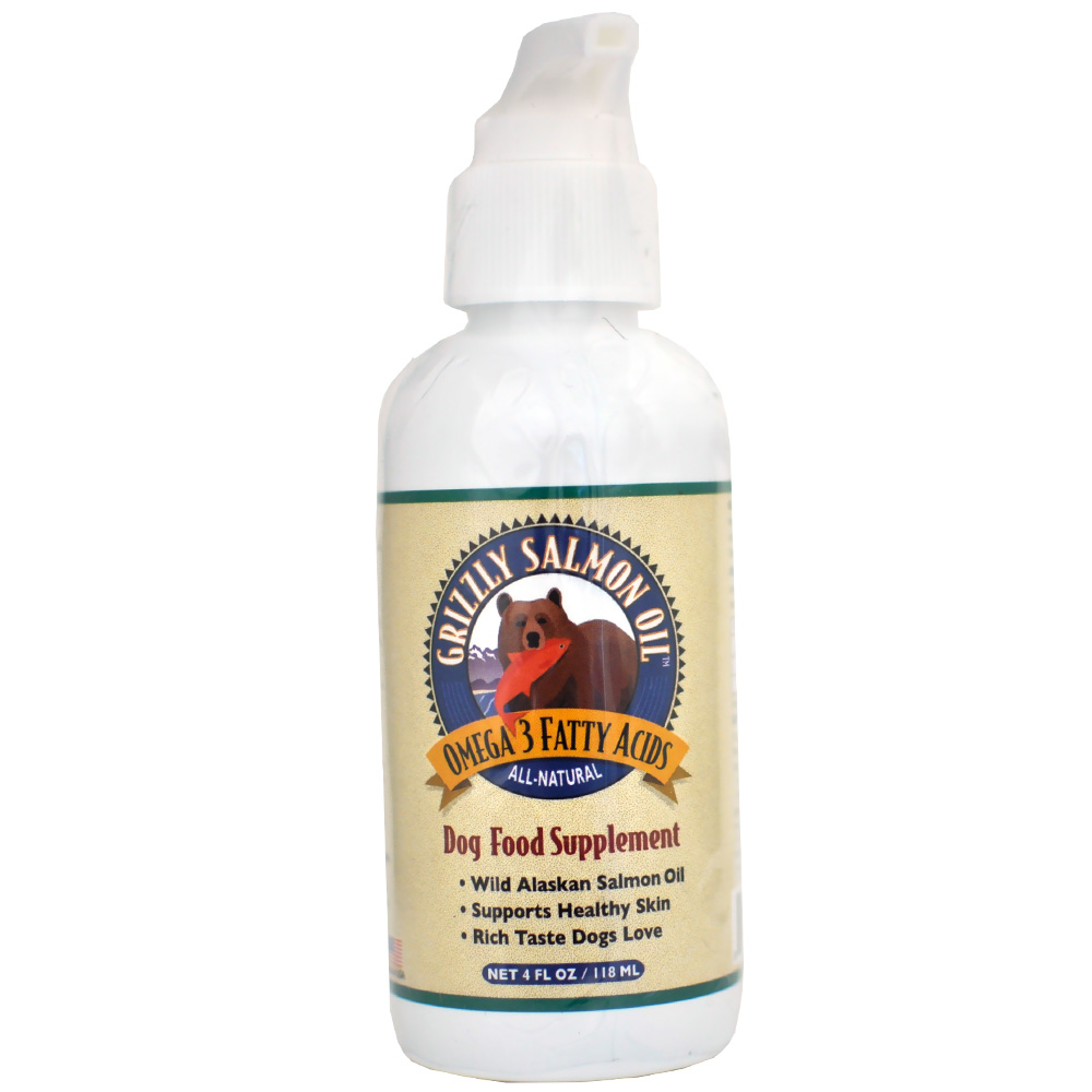 GRIZZLY DOG SALMON OIL 4OZ