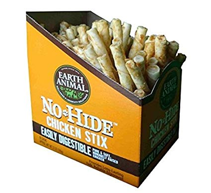 EARTH ANIMAL DOG NO-HIDE STIX CHICKEN 90 COUNT