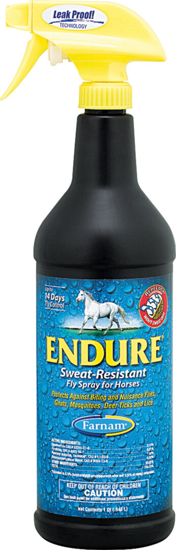 ENDURE SWEAT-RESISTANT FLY SPRAY FOR HORSES