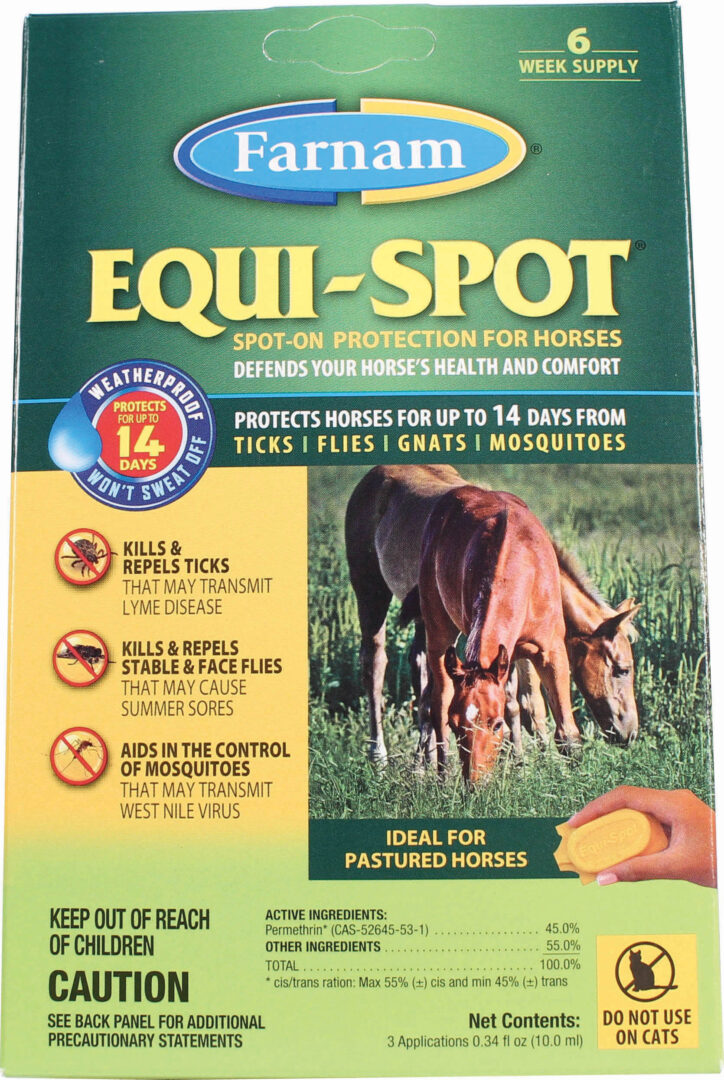EQUI SPOT SPOT-ON FLY CONTROL FOR HORSES