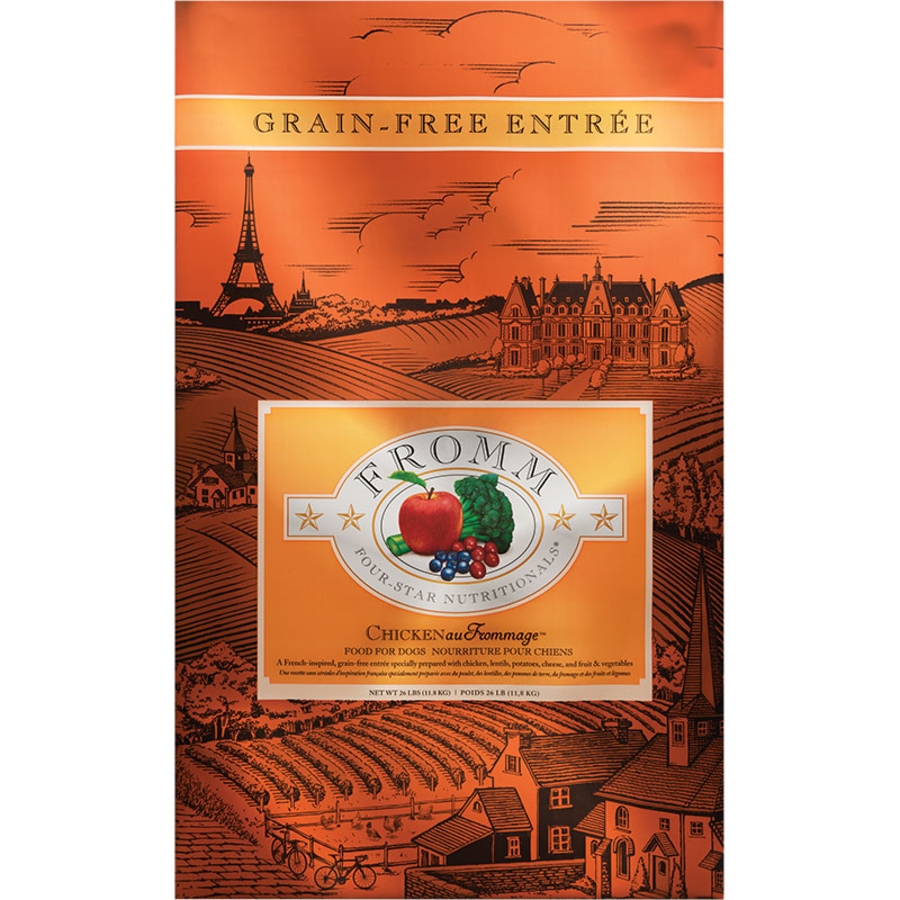 FROMM DOG 4STAR CHICKEN AU FROMMAGE 26LBS