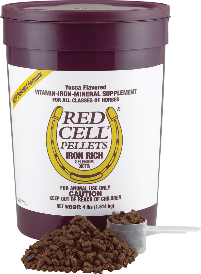 RED CELL PELLET IRON SUPPLEMENT FOR HORSES