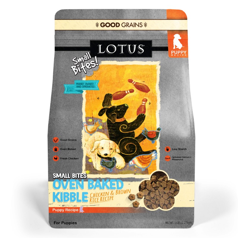 LOTUS DOG PUPPY SMALL BITE CHICKEN FORMULA 5LB