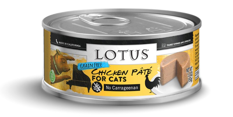 LOTUS CAT GRAIN-FREE CHICKEN PATE 5.3OZ CASE OF 24 CANS