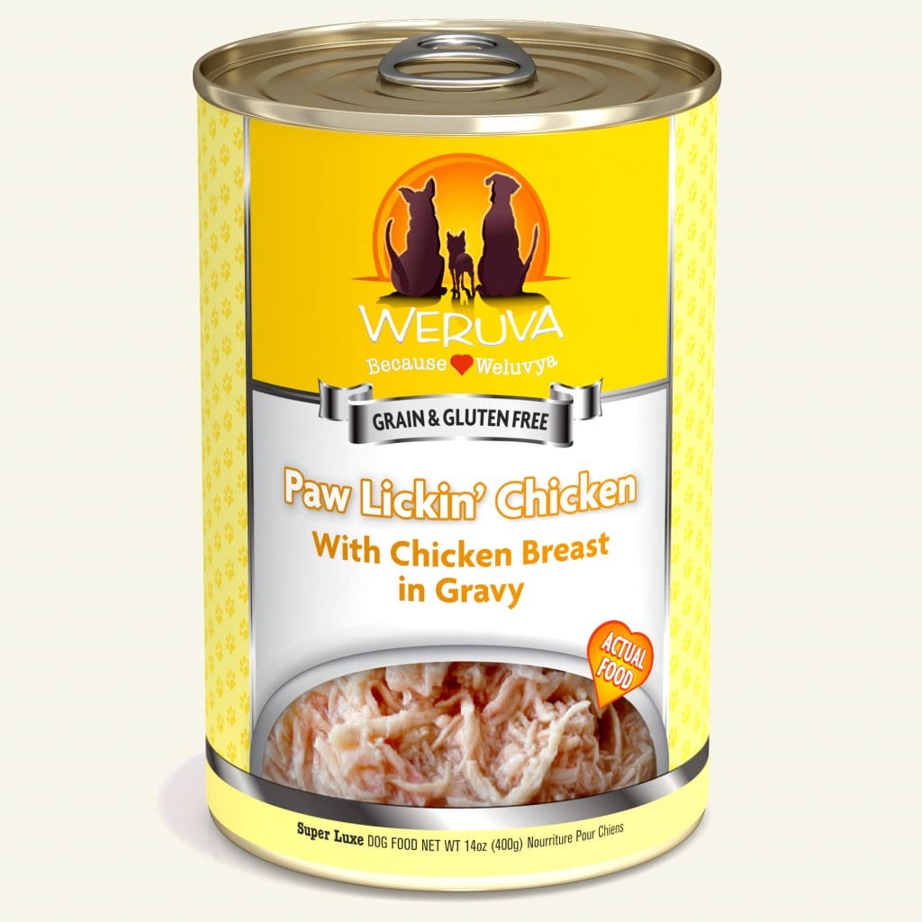 WERUVA DOG PAW LICKIN' CHICKEN 14OZ CASE OF 12 CANS