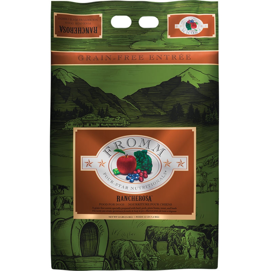 FROMM DOG 4STAR GRAIN FREE RANCHEROSA 12LBS