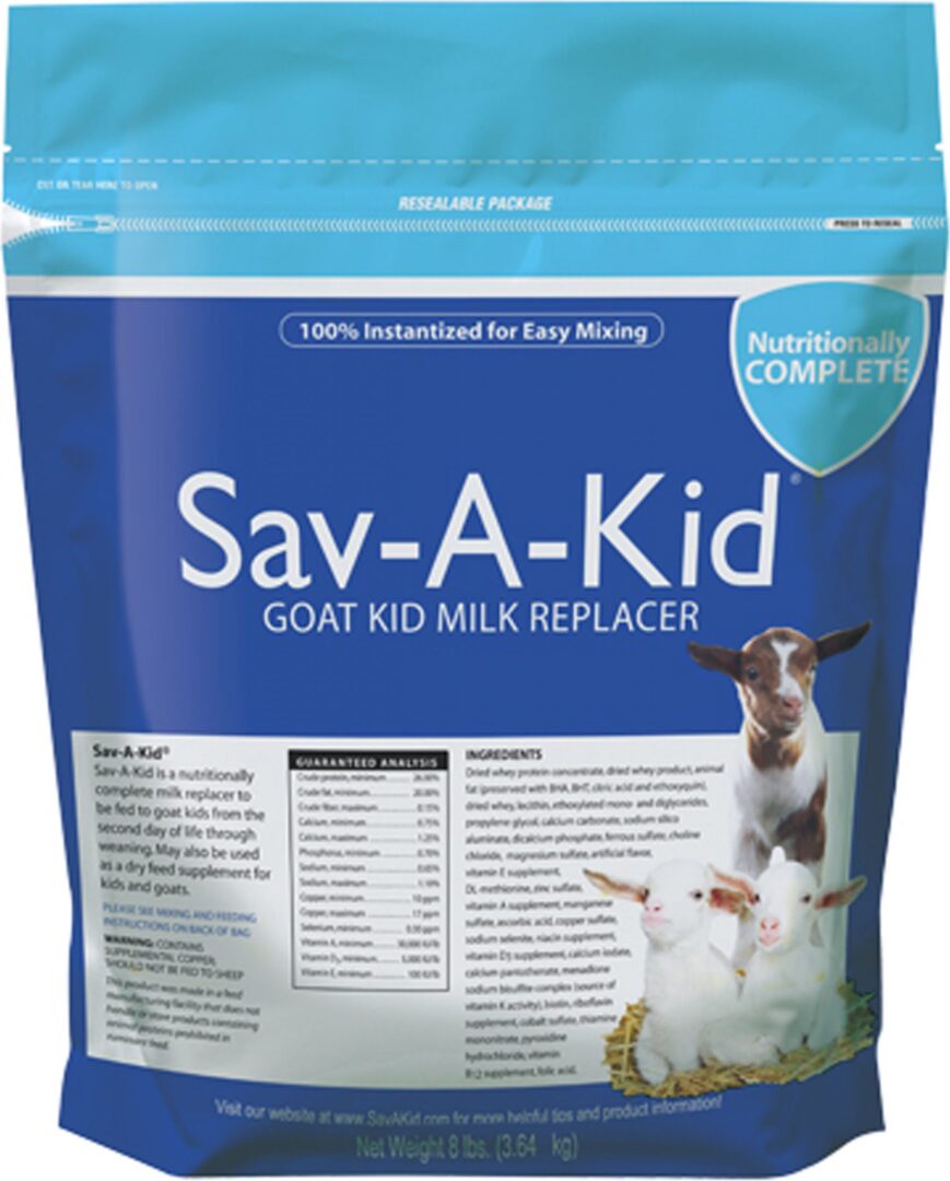 SAV-A-KID NON-MEDICATED MILK REPLACER