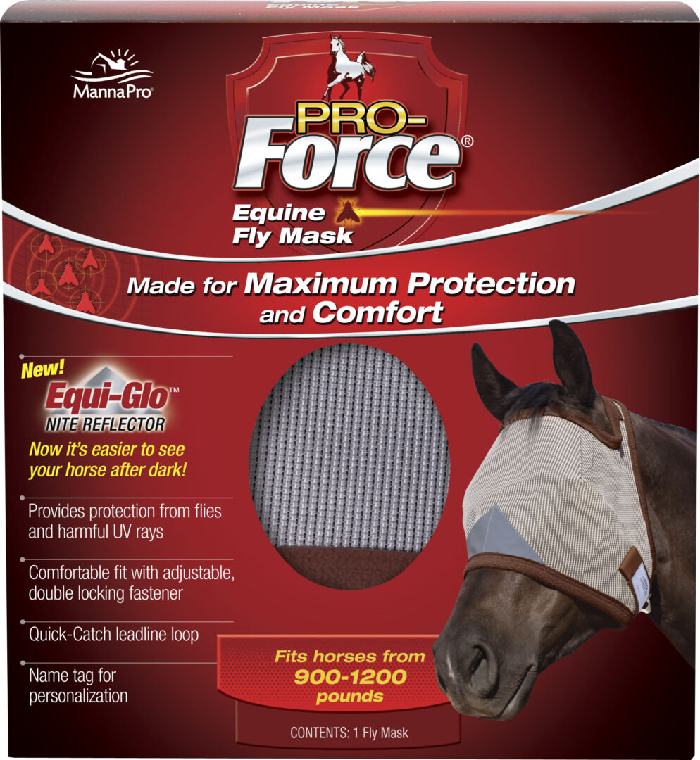 PRO-FORCE EQUINE FLY MASK W/O EARS