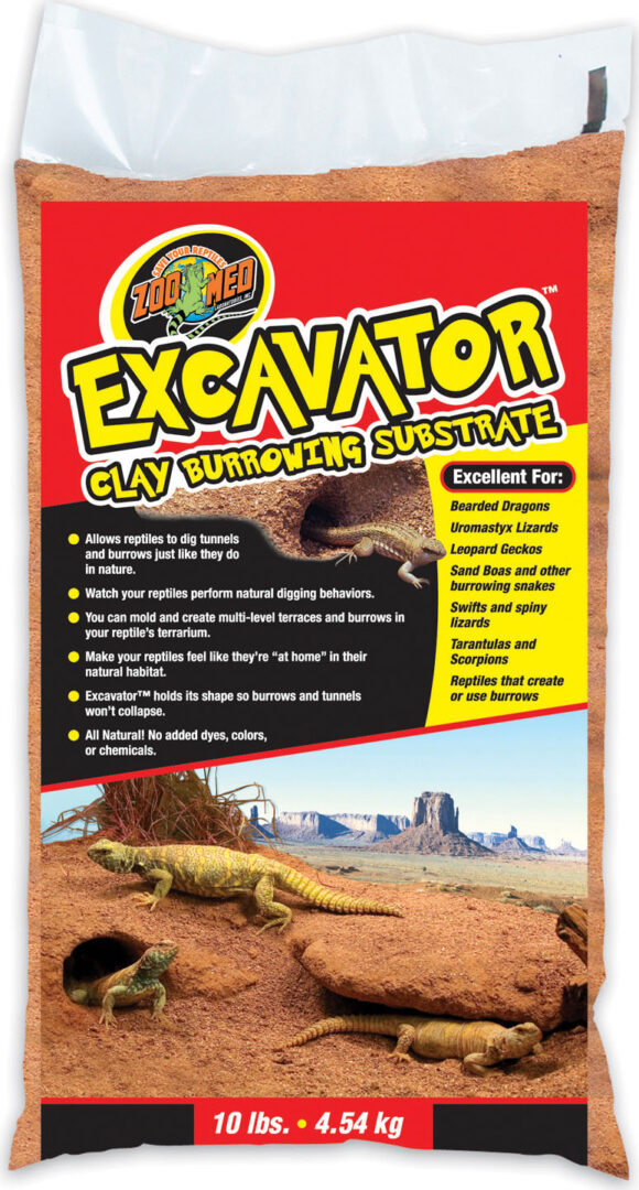 EXCAVATOR CLAY BURROWING SUBSTRATE