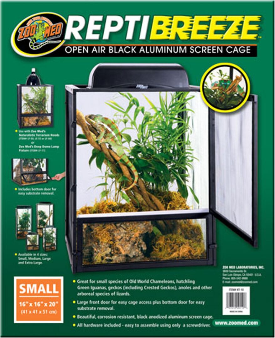 REPTIBREEZE OPEN AIR ALUMINUM SCREEN CAGE