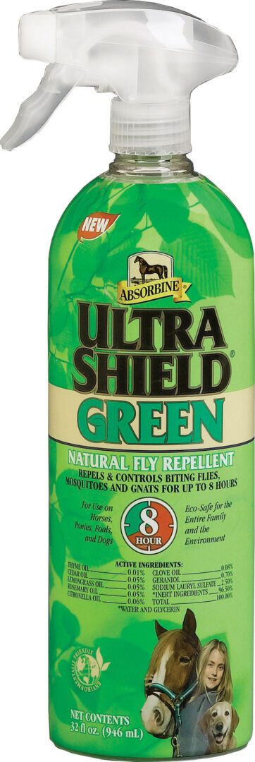 ABSORBINE ULTRASHIELD GREEN NATURAL FLY REPELLENT