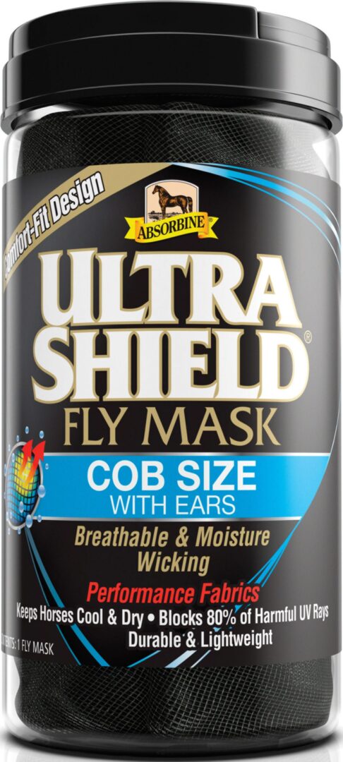 ULTRASHIELD FLY MASK COB WITH EARS