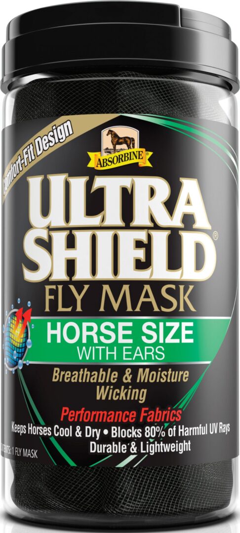 ULTRASHIELD FLY MASK WARMBLOOD WITH EARS