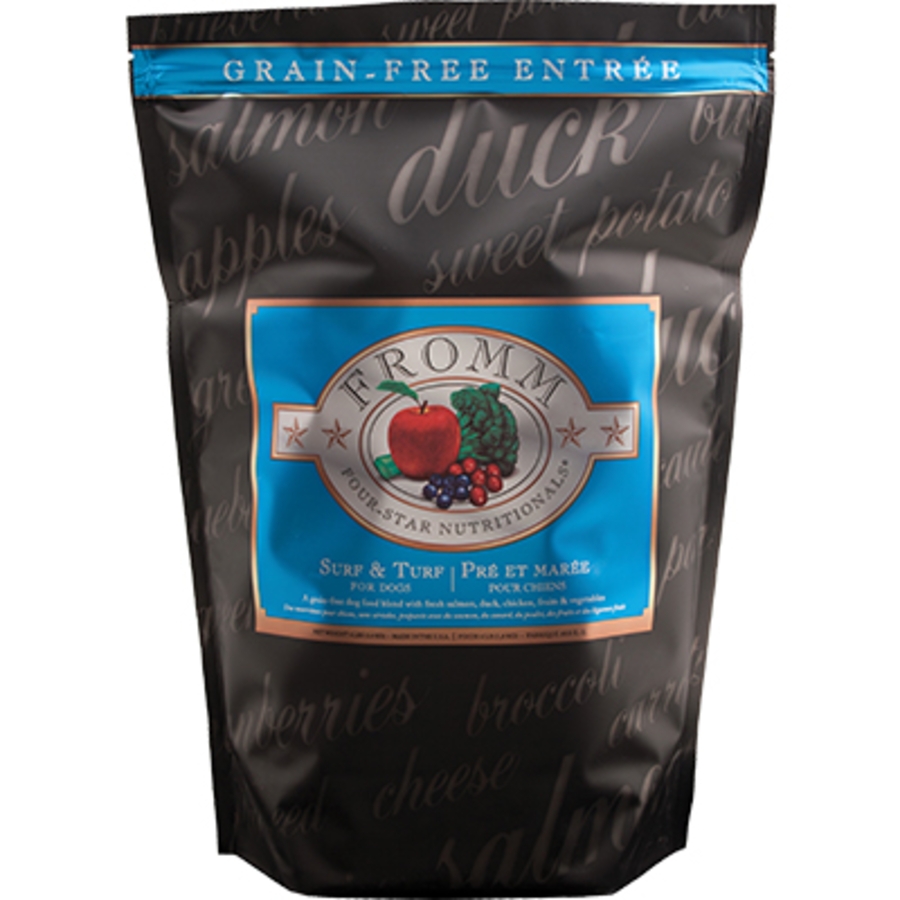 FROMM DOG 4STAR GRAIN FREE SURF & TURF 4LBS