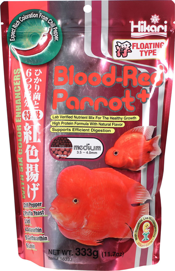 BLOOD-RED PARROT+ PELLETS