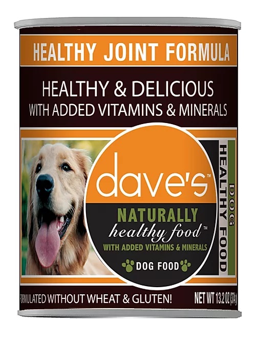 DAVE'S PET FOOD DOG NATURALLY HEALTHY JOINT 13OZ CASE OF 12 CANS