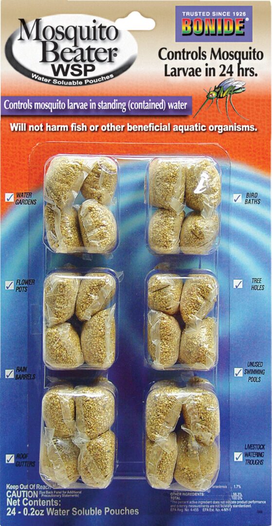 MOSQUITO BEATER WATER SOLUBLE POUCHES
