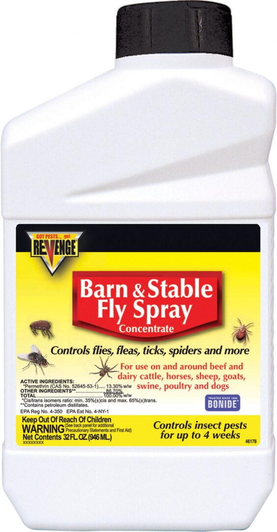 REVENGE BARN & STABLE FLY SPRAY CONCENTRATE