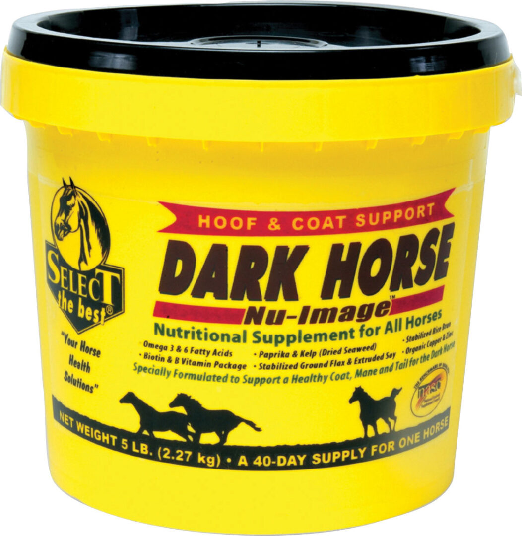 DARK HORSE NU-IMAGE HOOF & COAT SUPPORT FOR HORSES