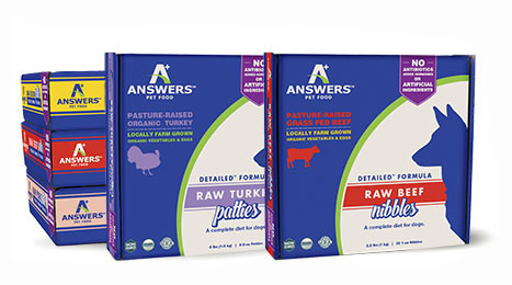 ANSWERS DOG FROZEN TURKEY 8OZ PATTIES