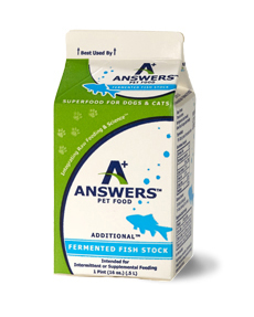 ANSWERS CAT FROZEN ADDITIONAL FERMENTED FISH 1 PINT