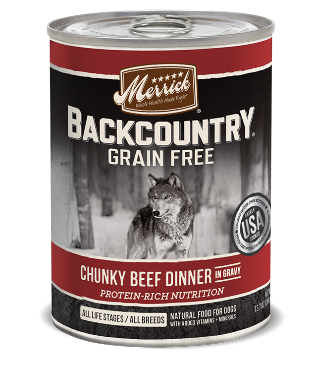 MERRICK DOG BACKCOUNTRY BEEF 12.7OZ
