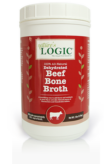 NATURE'S LOGIC DOG DEHYDRATED BEEF BONE BROTH 6OZ
