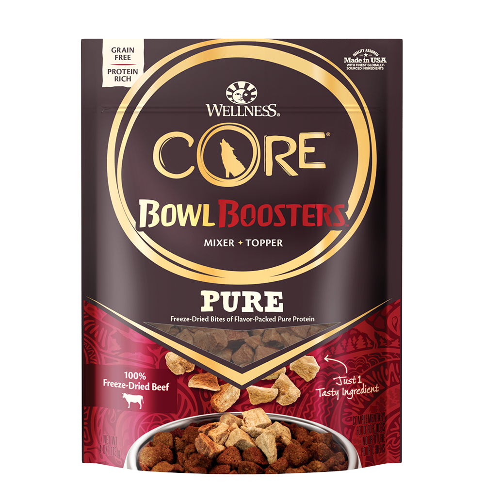 CORE DOG FREEZE DRIED BOWL BOOSTER BEEF 4OZ
