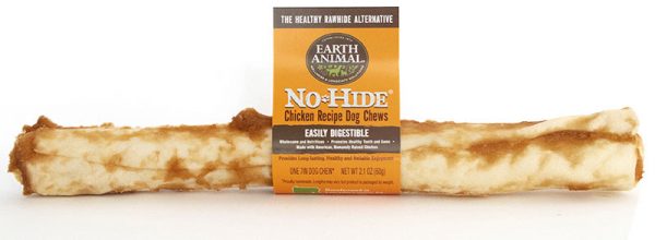 EARTH ANIMAL DOG NO-HIDE ORIGINAL CHICKEN ROLLS LARGE CASE OF 12
