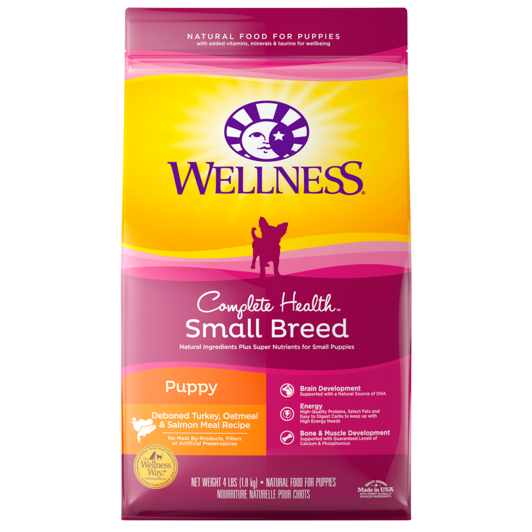 WELLNESS DOG COMPLETE HEALTH PUPPY SMALL BREED 4LB