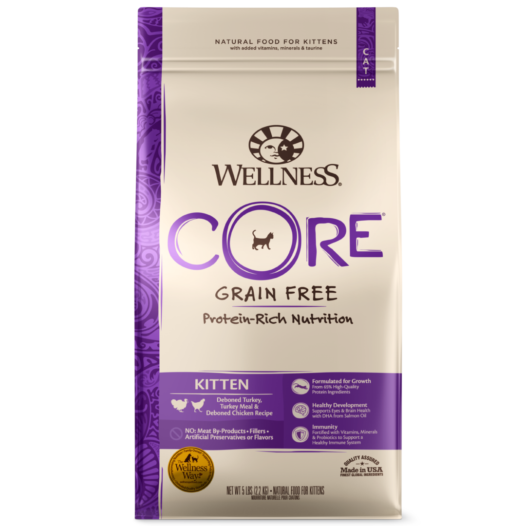 WELLNESS CAT CORE KITTEN 5LB