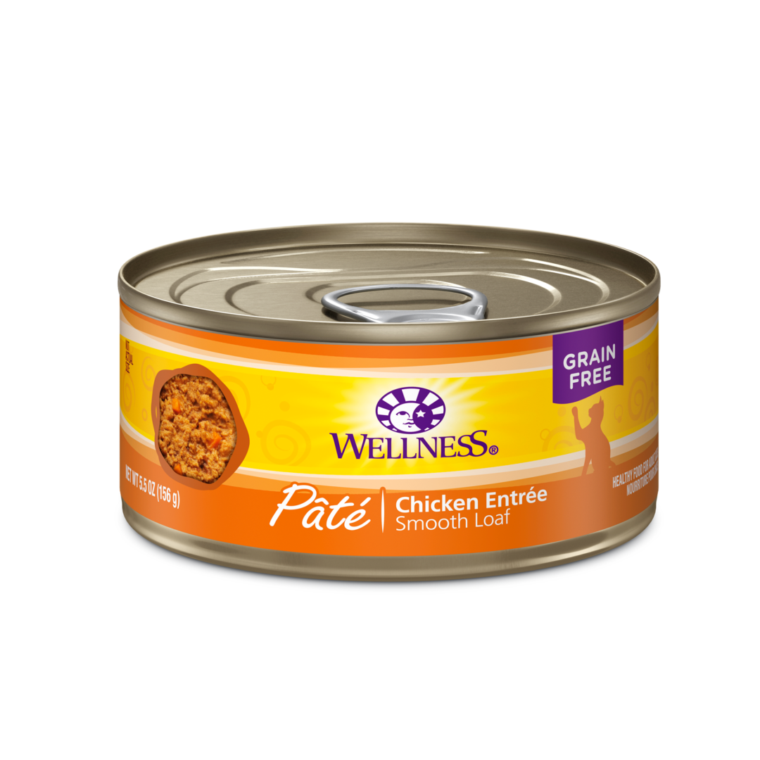 WELLNESS CAT COMPLETE HEALTH PATE CHICKEN 5.5OZ CASE OF 24 CANS