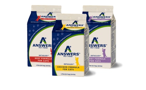 ANSWERS CAT FROZEN DETAILED BEEF 1LB