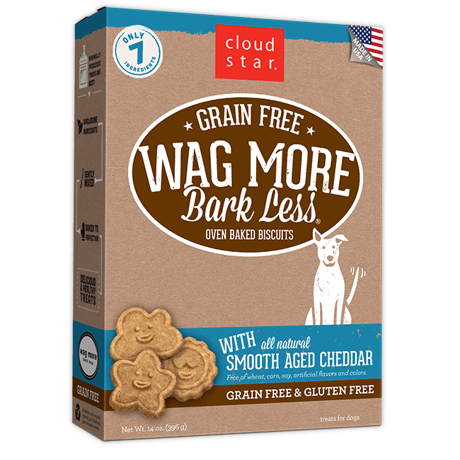 WAGMORE DOG GRAIN FREE BAKED SMOOTH AGED CHEDDAR 14OZ