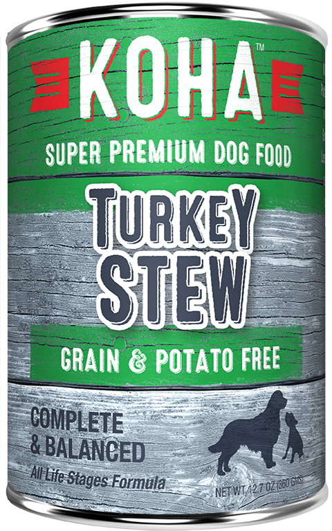 KOHA DOG GRAIN FREE STEW TURKEY 12.7OZ