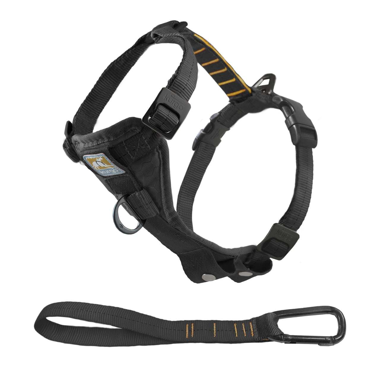 KURGO DOG TRU-FIT SMART WALKING HARNESS BLACK SMALL