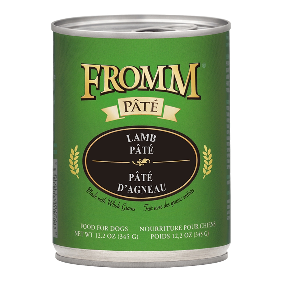 FROMM DOG GOLD LAMB PATE 12.2OZ CAN CASE OF 12