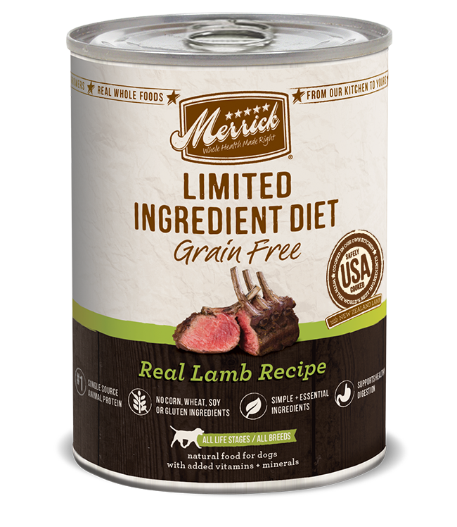 MERRICK DOG LID GRAIN FREE LAMB 12.7OZ