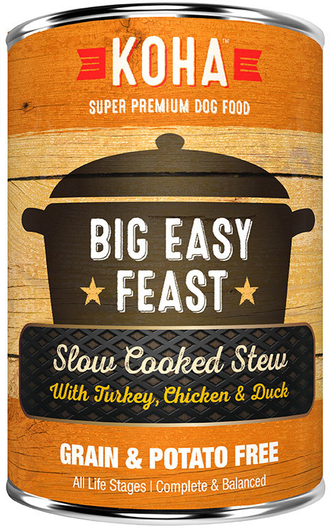 KOHA DOG GRAIN FREE BIG EASY STEW 12.7OZ CAN CASE OF 12