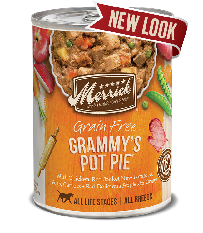 MERRICK CLASSIC DOG GRAMMY'S POT PIE 12.7OZ CASE OF 12 CANS
