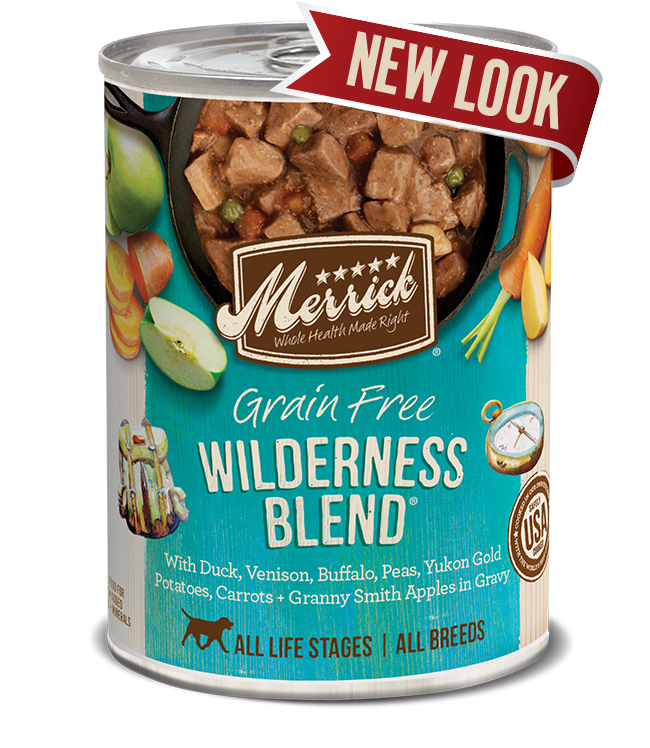 MERRICK CLASSIC DOG WILDERNESS BLEND 12.7OZ CASE OF 12 CANS
